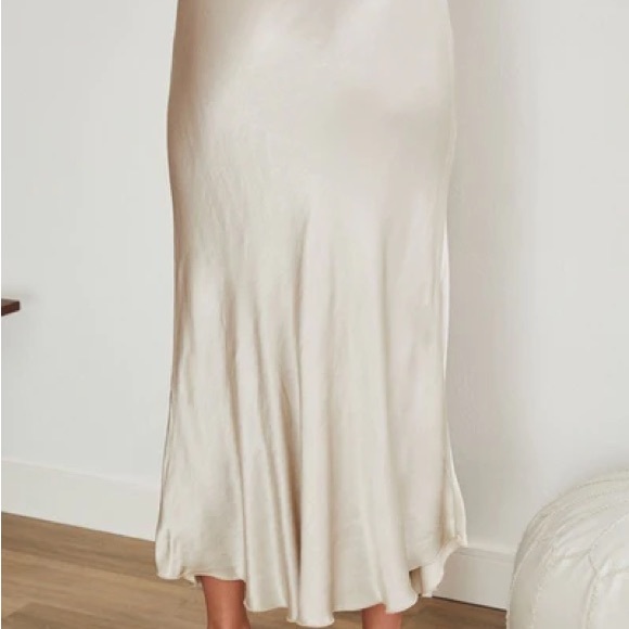 Jupe NYC Camilla Slip Skirt - Champagne - Picture 3 of 4